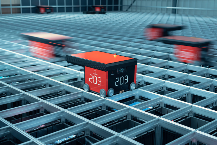 Automated　micro-fulfillment　center　(Courtesy　of　AutoStore)