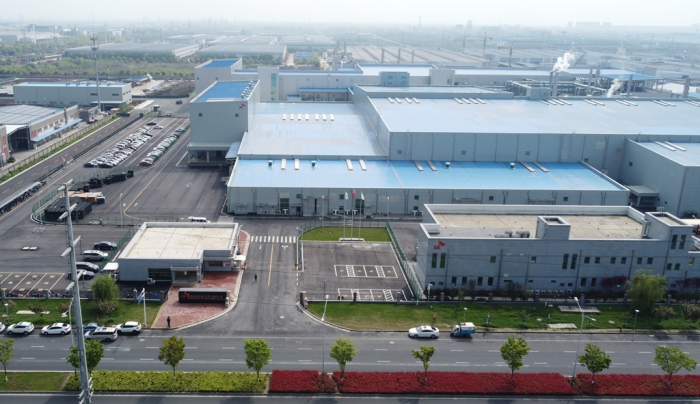 SKIET's　battery　separator　plant　in　China