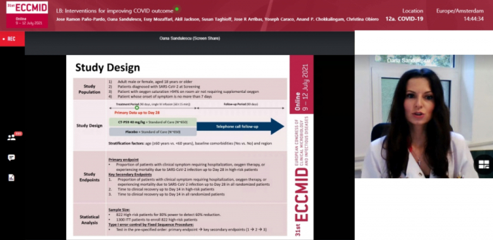 Dr.　Oana　Sandulescu　presents　Celltrion　Regkirona’s　global　phase　III　clinical　trial　results　at　ECCMID.