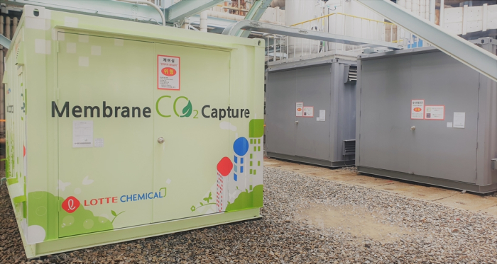 Lotte　Chemical's　carbon　capture　and　storage　facility