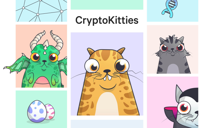 CryptoKitties　by　Samsung-invested　Dapper　Labs. 