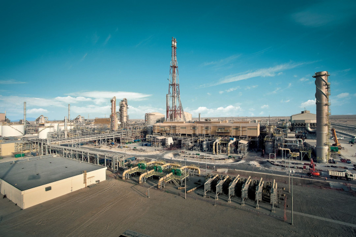 Saudi　Arabian　Mining　Company　ammonia　plant,　built　by　Samsung　Engineering