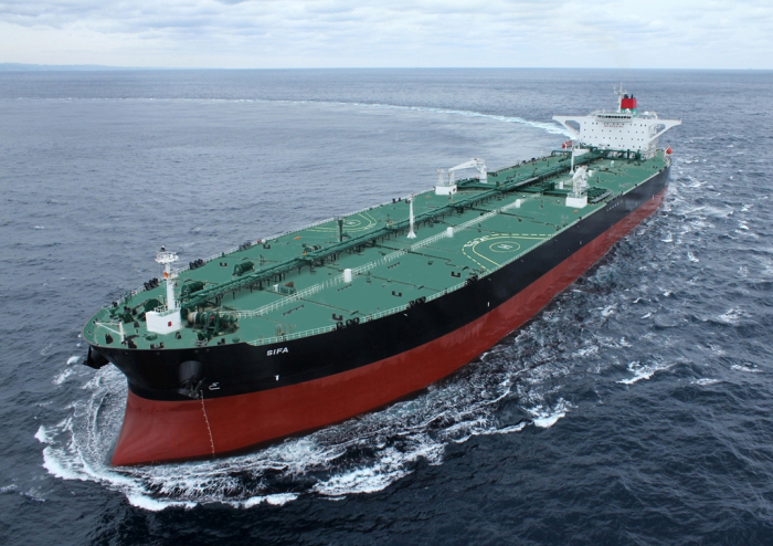 Crude oil carrier built by KSOE