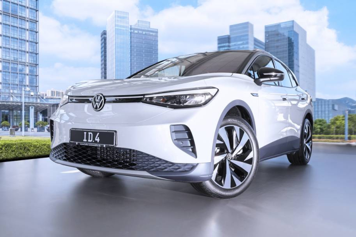 Volkswagen's ID.4 equipped with Hankook Tire's EV-specific tires.