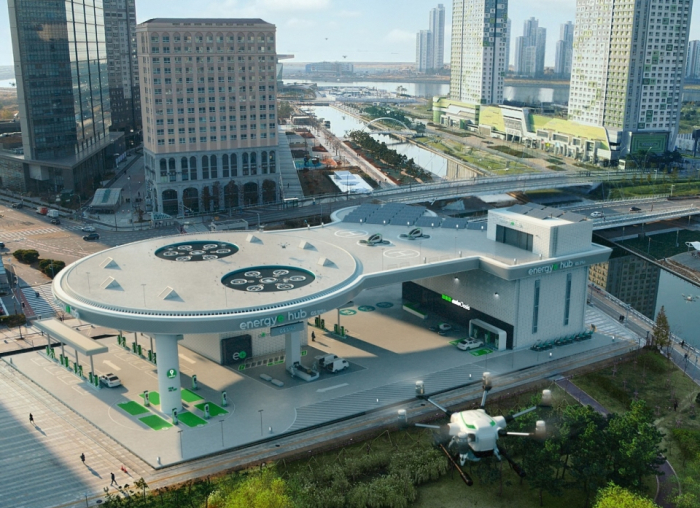 GS Caltex’s future-concept gas station Energy Plus Hub.