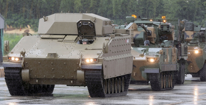 Hanwha　Defense's　armored　vehicles