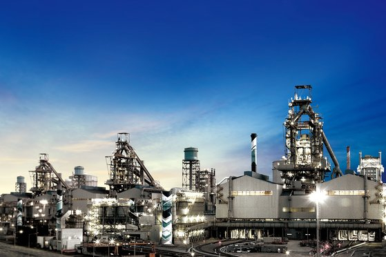 Hyundai Steel’s steel plant in Dangjin city, South Chungcheong Province.