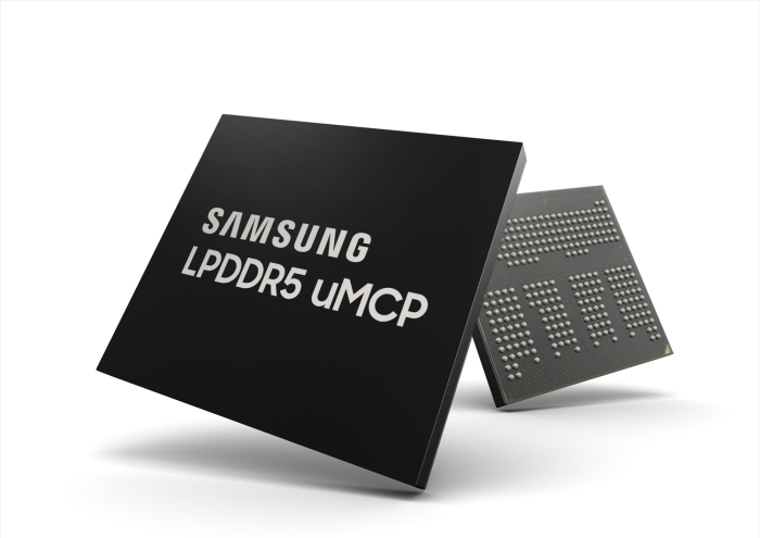Samsung's　LPDDR5　universal　flash　storage-based　multi-chip　package