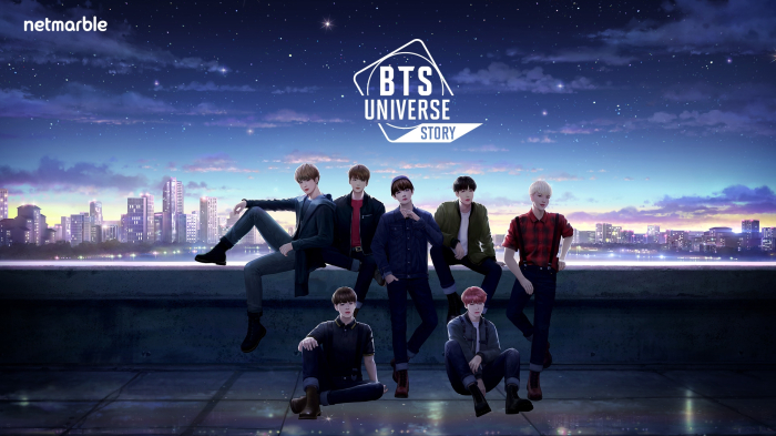 Netmarble's　BTS　Universe　Story,　a　storytelling　game　published　in　September　2020.