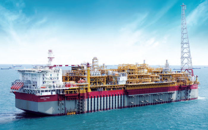 KSOE’s　floating　production　storage　and　offloading　(FPSO)　vessel.