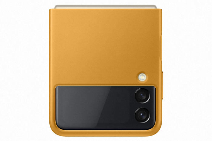 Redesigned front cover of the Galaxy Z Flip 3