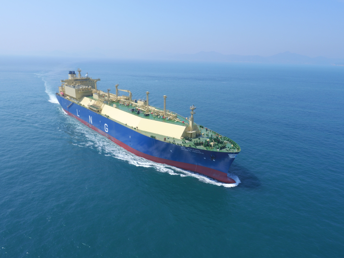 Hyundai　LNG　Shipping's　vessel　(Courtesy　of　Hyundai　LNG　Shipping)