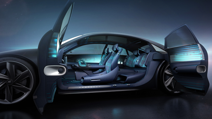 The　interior　of　Hyundai's　Prophecy　concept 