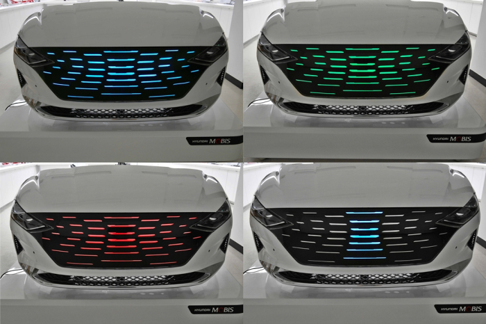 Lighting　grille　technology　unveiled　by　Hyundai　Mobis