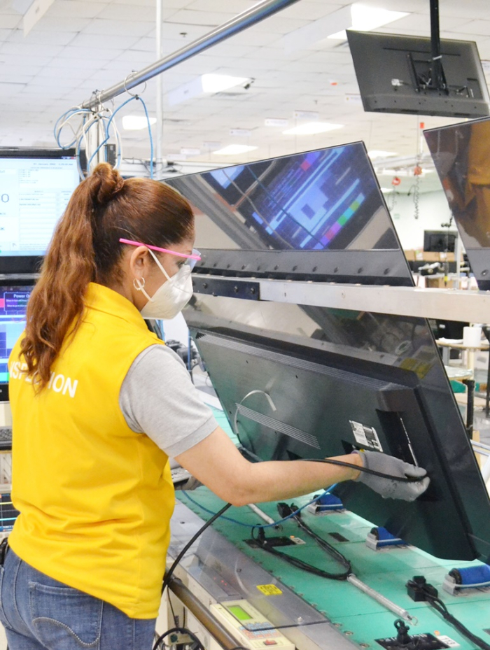 LG Electronics' TV plant in Mexico
