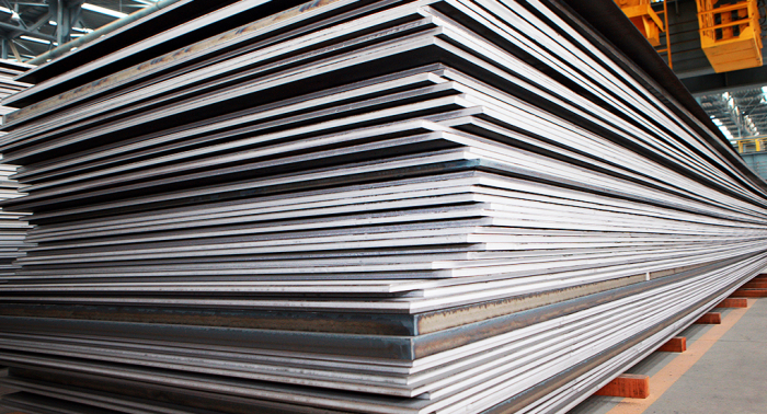 Steel plates used in shipbuilding