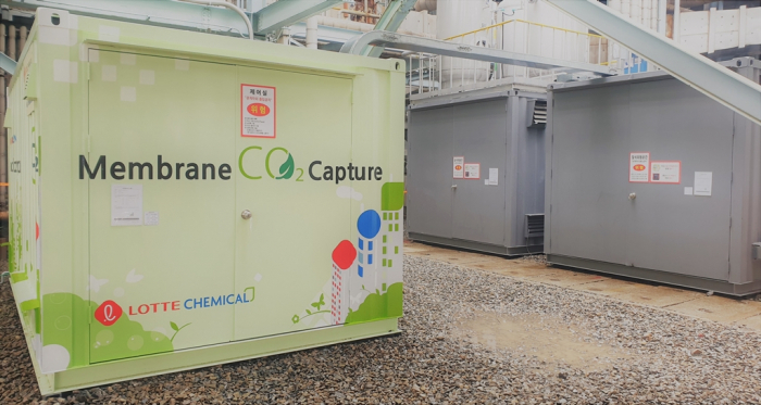 Lotte　Chemical's　carbon　capture　and　storage　(CCS)　facility