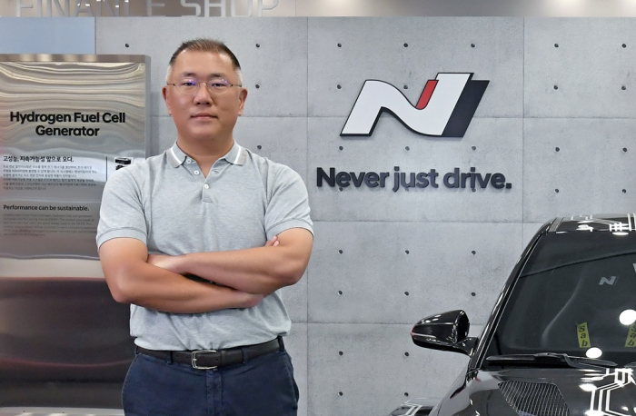 Chairman Chung Euisun won the 2021 Autocar Awards' top accolade