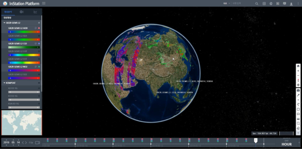 Hancom　InSpace's　satellite　video　analytics　platform　InStation