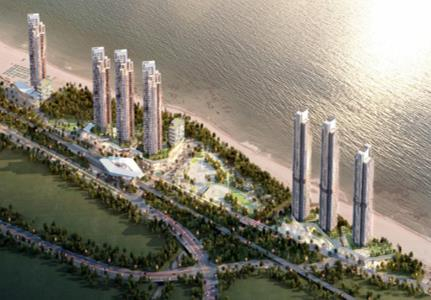 The　/>.7　billion　property　development　project　includes　construction　of　resort　centers　and　ocean　complexes　in　Donghae　city,　about　260　km　east　of　Seoul
