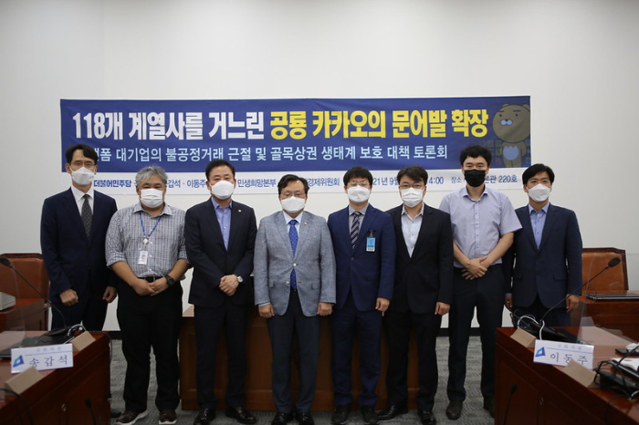 Ruling party politicians and industry representatives are calling for more regulations on Kakao.