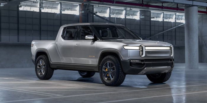 The Rivian R1T all-electric pickup