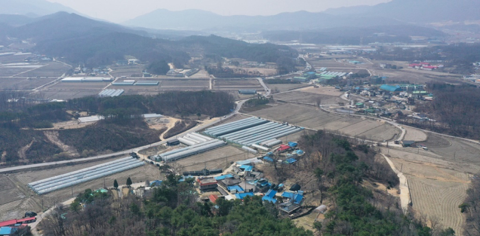 The　site　where　SK　Hynix　plans　to　build　the　semiconductor　cluster