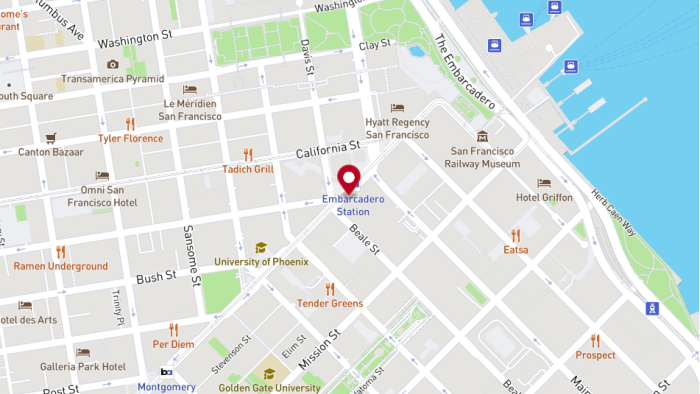 Location of PG&E headquarters (Courtesy of Hines)