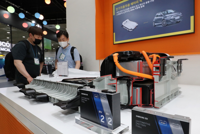 Samsung　SDI's　EV　battery　system