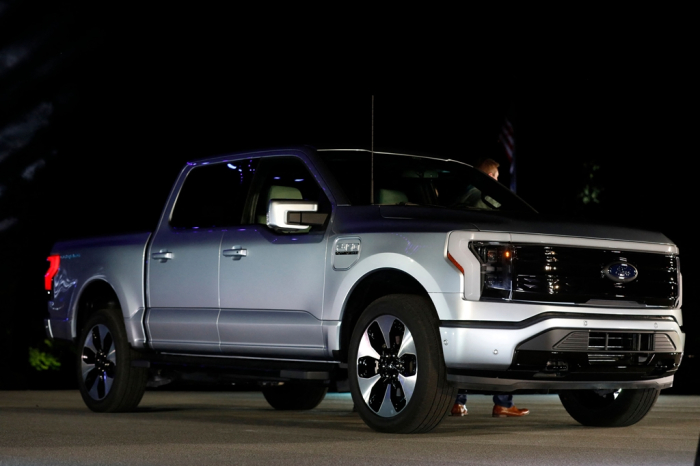 Ford　Motor's　new　electric　F-150　Lightning　pickup　truck