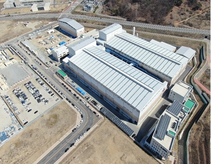 POSCO　Chemical's　anode　plant　in　Sejong　City