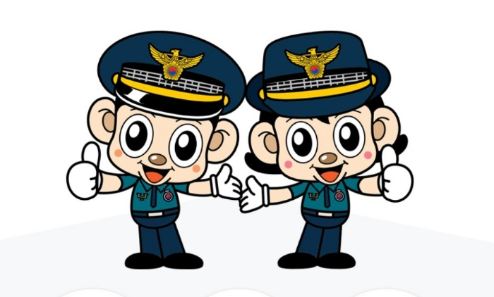Korea　National　Police　Agency's　mascots
