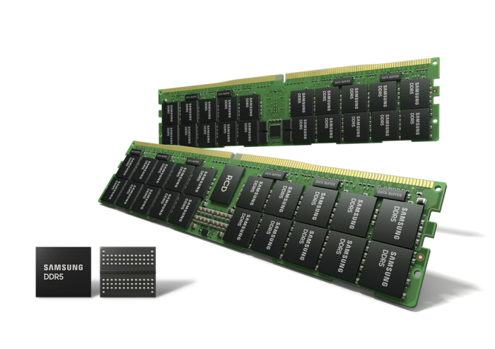 Samsung's　DDR5　chips