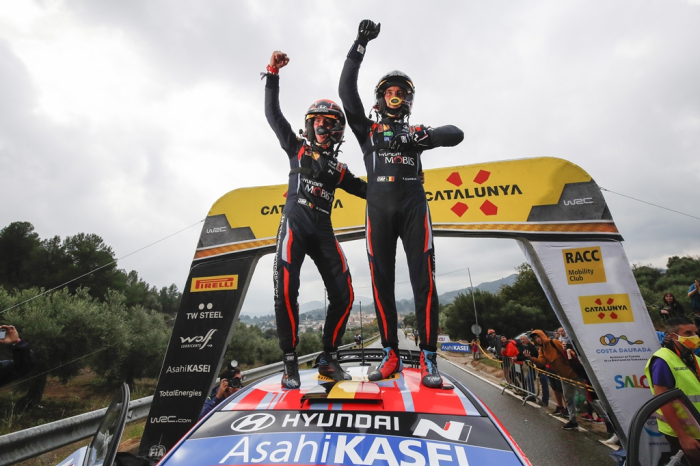 Hyundai　Motor　wins　the　2021　FIA　World　Rally　Championship