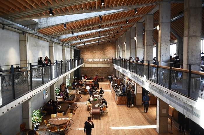 Terarosa Coffee house in Gangneung, South Korea
