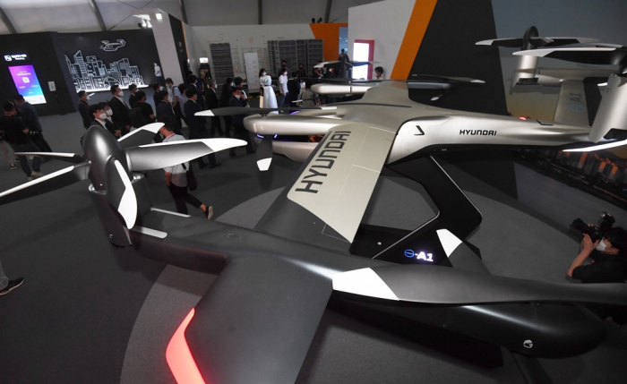 Hyundai　Motor　Group’s　UAM　fuselage　exhibited　in　June　in　Seoul