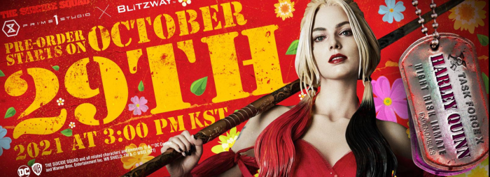 One-third scale statue of The Suicide Squad's Harley Quinn (Courtesy of Blitzway)