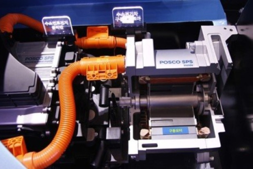 A traction motor with POSCO's non-grain-oriented electrical metal