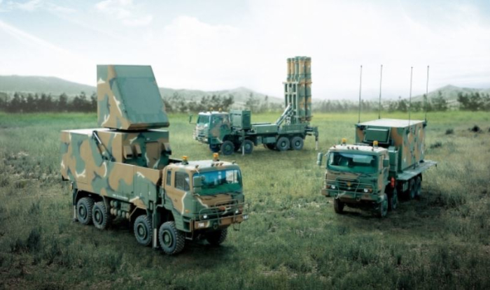 LIG Nex1's mid-range surface-to-air missile (M-SAM) Cheongung