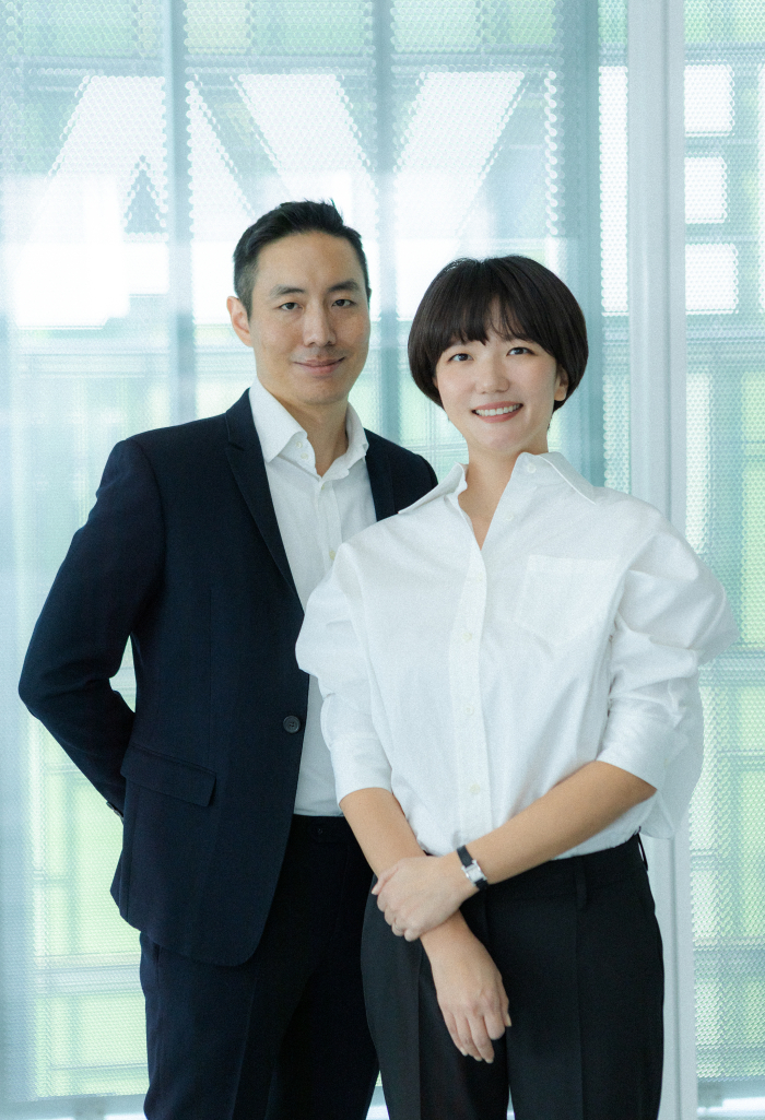 CFO designate Kim Namsun (left) and CEO designate Choi Soo-yeon (right)