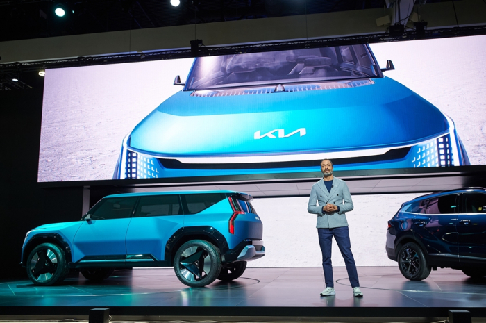The Kia EV9 electric SUV concept