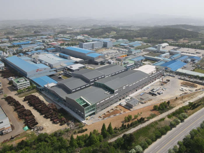 SKC’s battery copper foil-making subsidiary SK Nexilis plant in South Korea