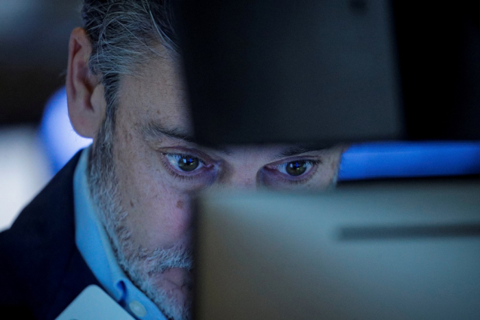 A stock trader in New York