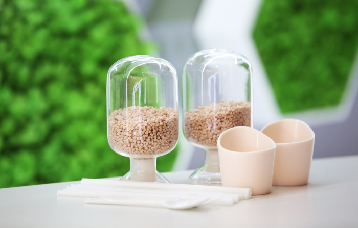 SKC’s high-strength PBAT material and biodegradable products made of the material