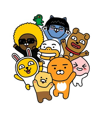 Kakao Friends, mascots of tech conglomerate Kakao Corp.