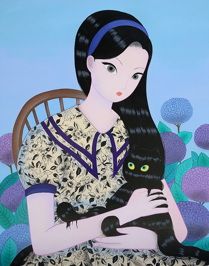 ▲Mirage Cat 3 by NFT artist Jang Koal