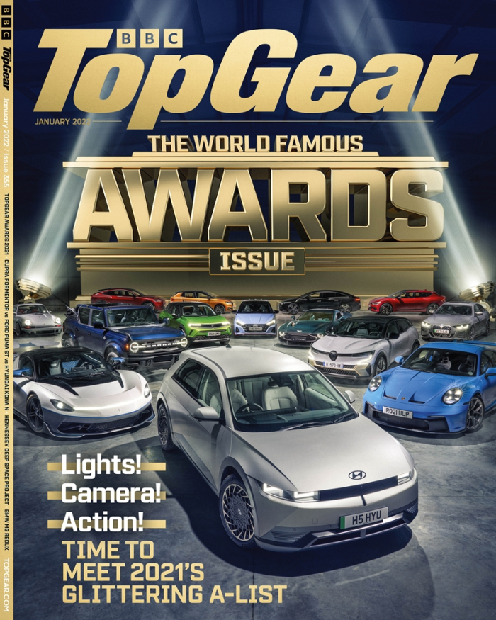 现代汽车被英国汽车杂志《Top　Gear》评为2021“年度最佳制造商”。