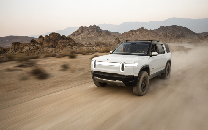 The　Rivian　R1S　all-electric　SUV