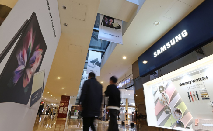 Samsung　Electronics　store　in　Seoul