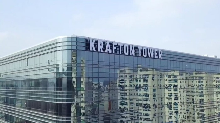 KRAFTON,　Inc.　headquarter　in　Bundang-gu　near　capital　Seoul